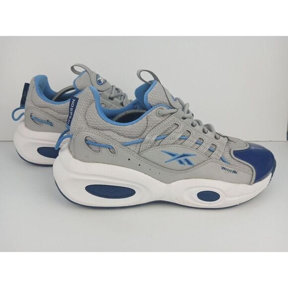 Reebok Solution  Blue Gray White Allen Iverson Basketball Sneakers Men\'s Sz 9.5 main image 15